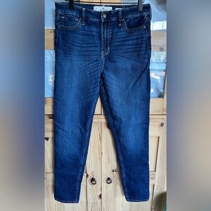 Hollister High Rise Super Skinny Jeans - Dark Blue